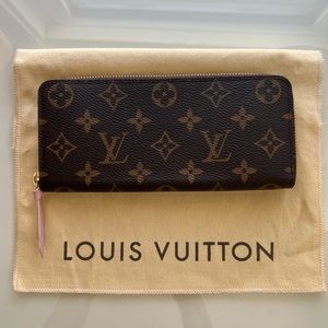 Like New Louis Vuitton Clemence Wallet